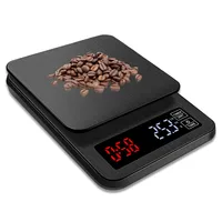 

Hot Selling Coffee Scale With Timer 0.1 -3000 g Kitchen Weighing Scales Coffee Accessories Coffee maker