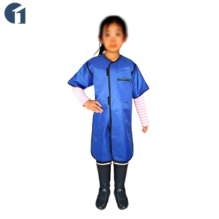 X Ray Radiation Protective Clothing Children Half Sleeves Lead Apron