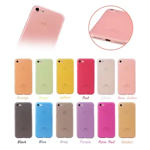 Cheaper Price 10 Colors Ultra Thin 0.3mm PC Clear Cover Matte Transparent Case for Apple iPhone 8 8Plus Covers