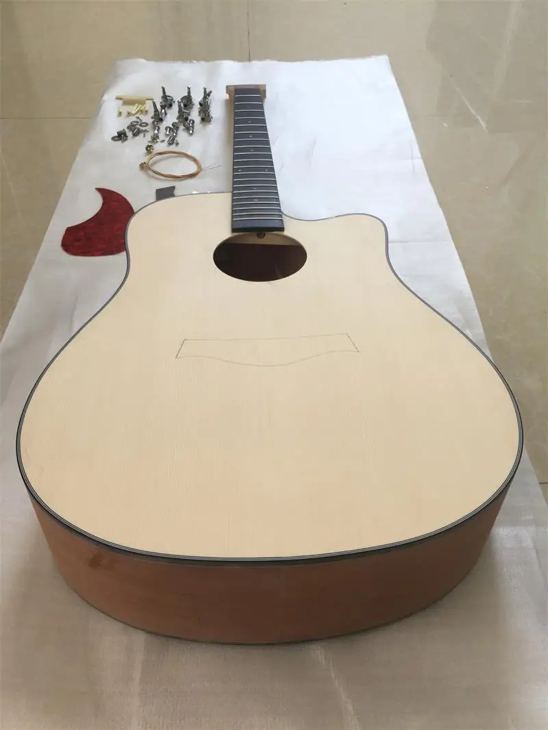 Unpainted Acoustic Guitar Diy Kits Guitar Body Blank For Hand Paint Buy Unpainted Acoustic