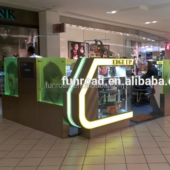 Hair Care Product Display Showcase Kiosk Modern Beauty Hair Salon