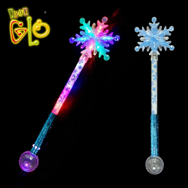 

Party Supply Snowflake Magic Light Wand LED Stick