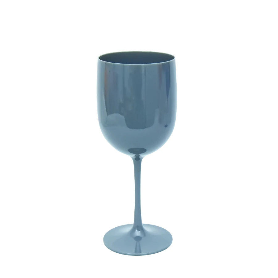 

wholesale China cheap custom plastic colorful Acrylic 480ml wine champagne glasses, Customized color