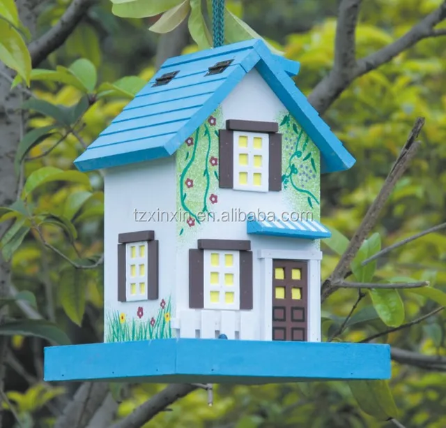 Jinguan Wooden Painting Bird House Bird Feeder Hot Sales Buy