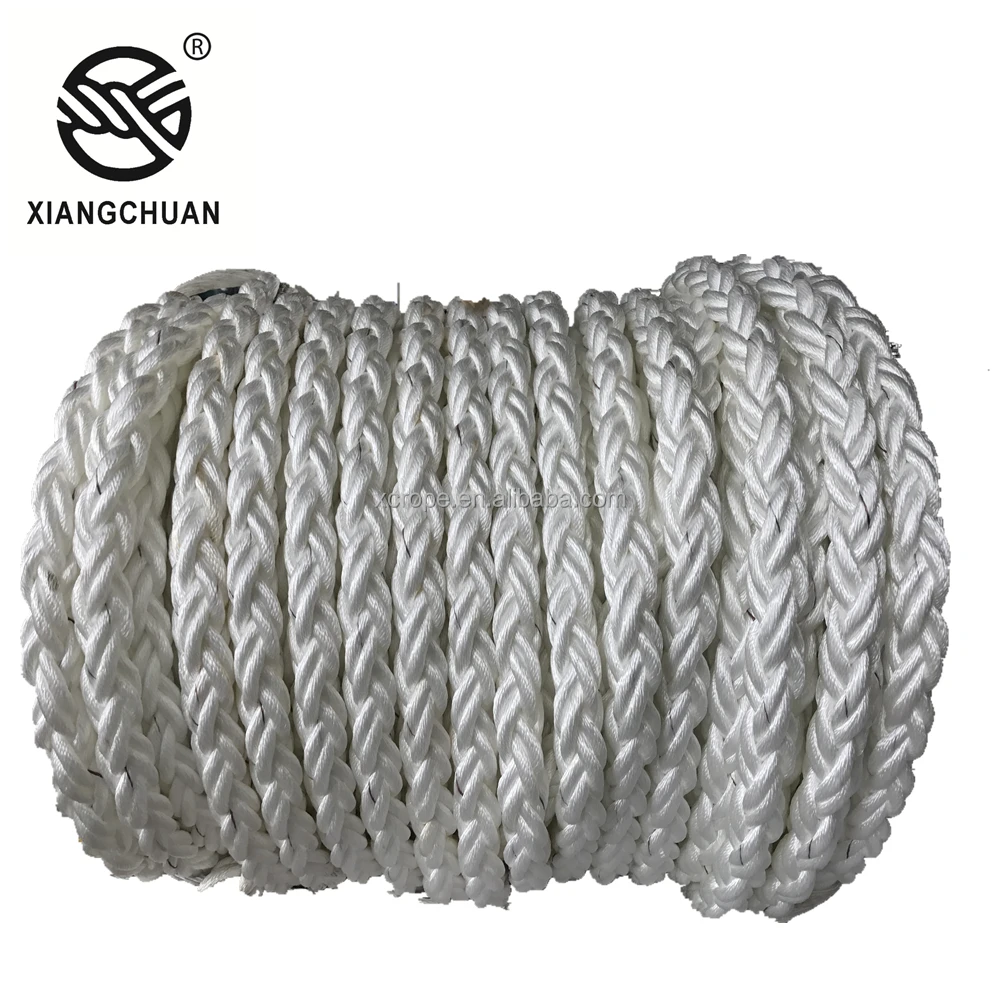 

50mm 8 strands polypropylene danline type rope mooring rope, Any