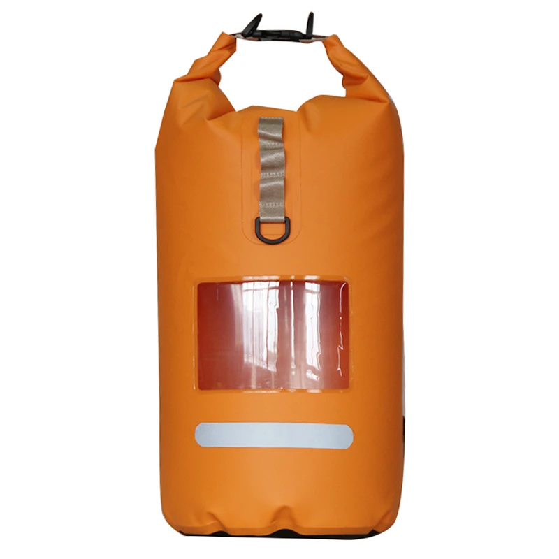 

Hot sell 25l dry ageing bags packable waterproof bag with window, Customized color