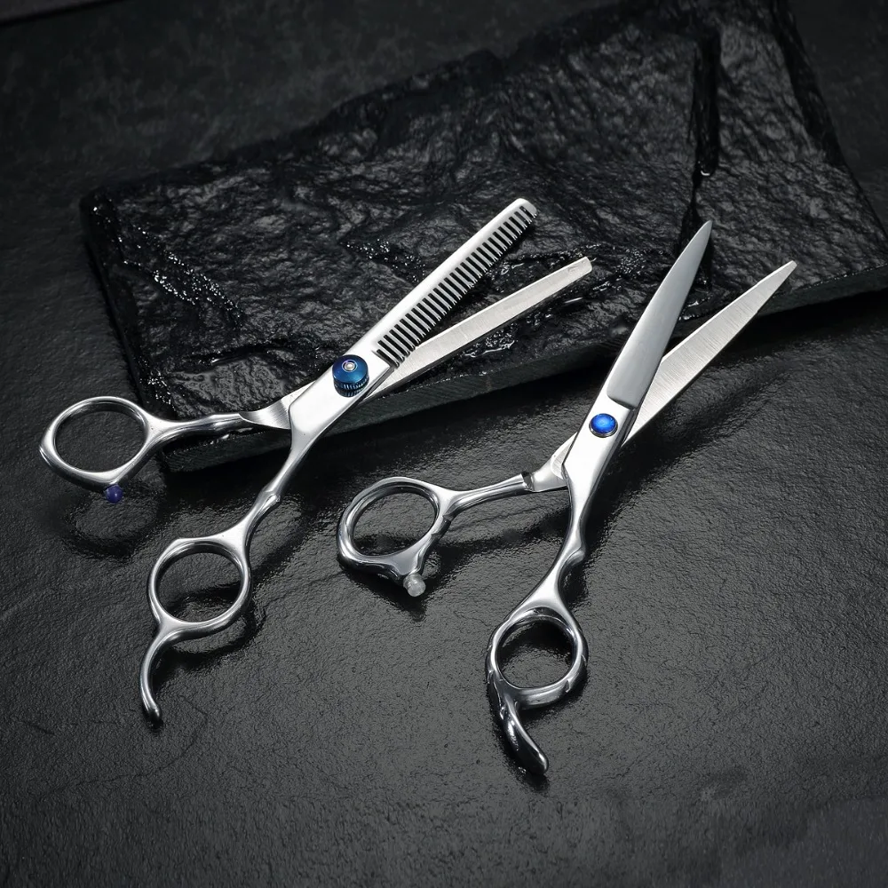 

KIKI NEWGAIN Professional Hair Scissors Set. Ceramic hair cutting scissors. Super sharp Hair Scissors B96-PS031