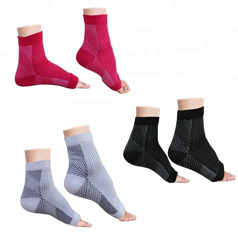 

YIBISH Unisex compression foot sleeve/Fasciitis Compression Ankle Brace/Plantar ankle sock compression#YLW-01, Red,black,white,copper,etc