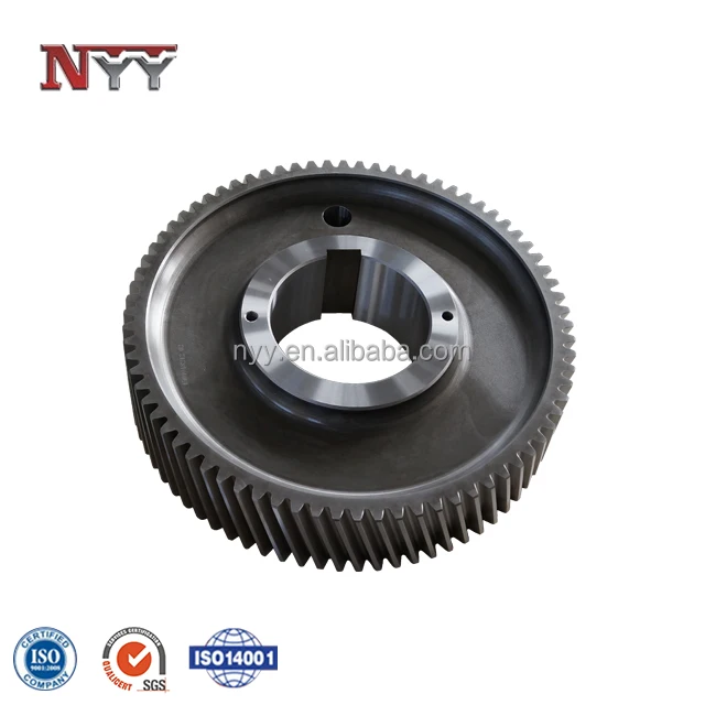 
custom cnc machining helical gear with teeth grind 
