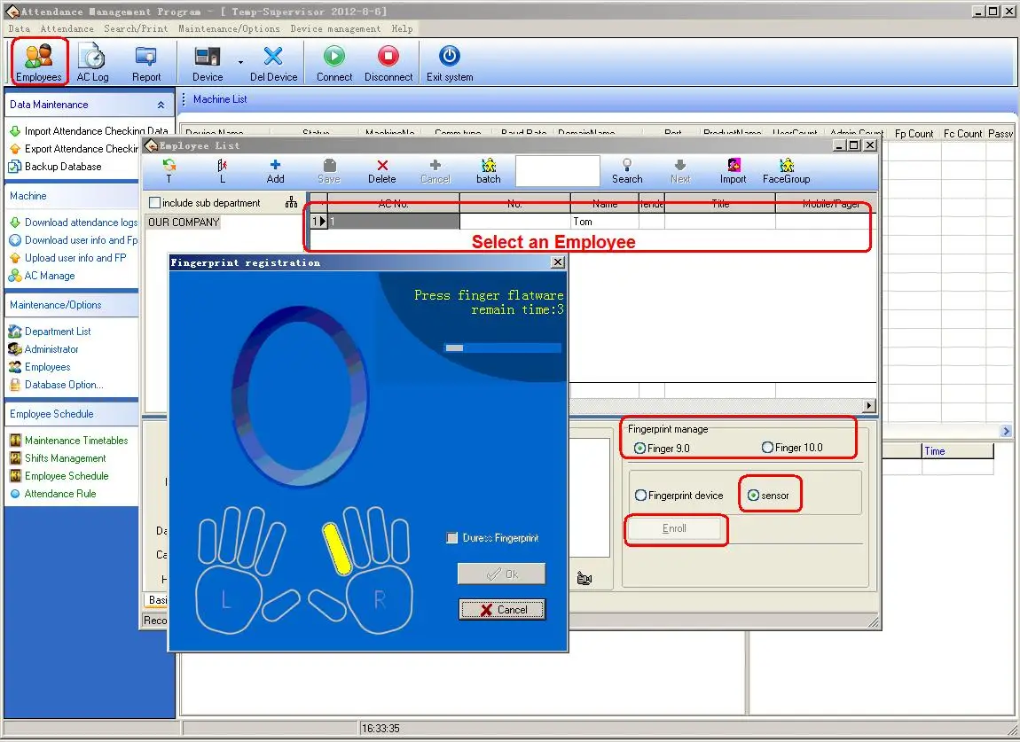 zk4500 fingerprint reader driver windows 8