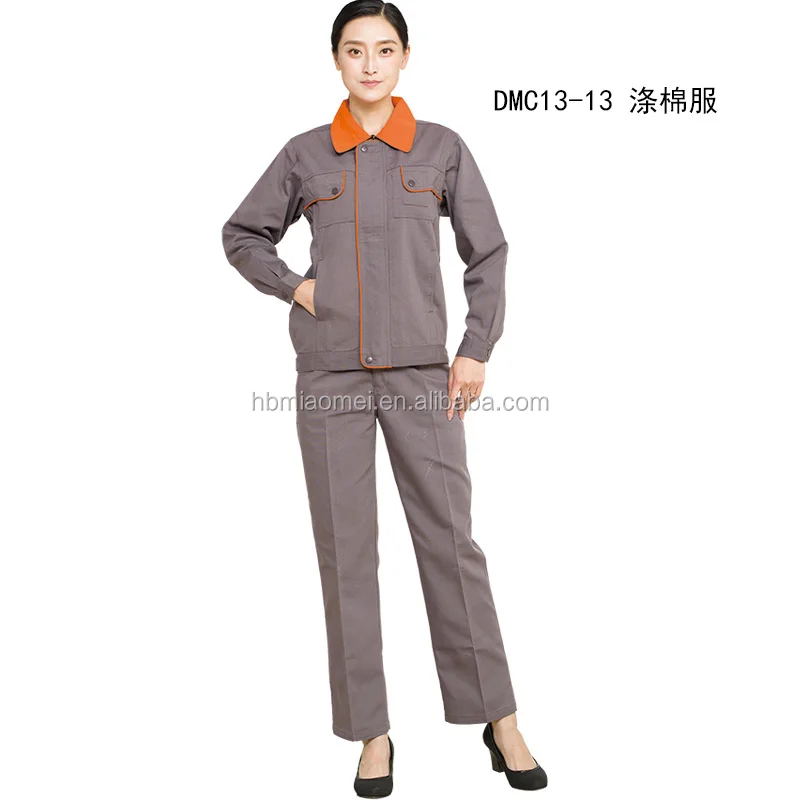 Factory Wholesale Cotton And Polyester 2 Pcs Set Workers Overall