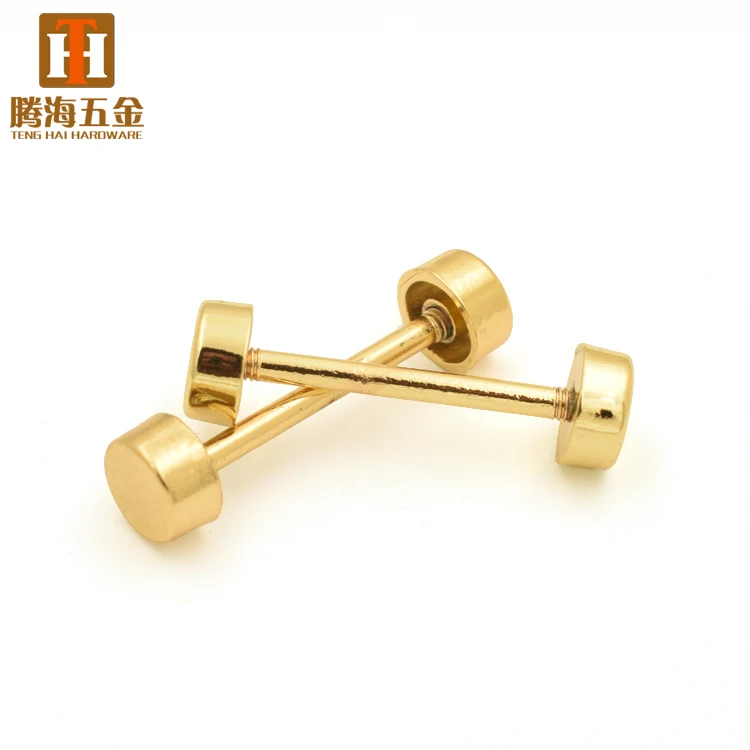 

Purse bag accessories arch screw button bridge metal buckle for bag strap, Customized