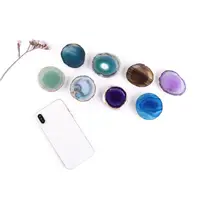 

BUBM Agate Stone Holder Phone Stand Holder Popping Up Socket