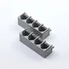 ivory color 1 port free samples 1x4 rj45 connector