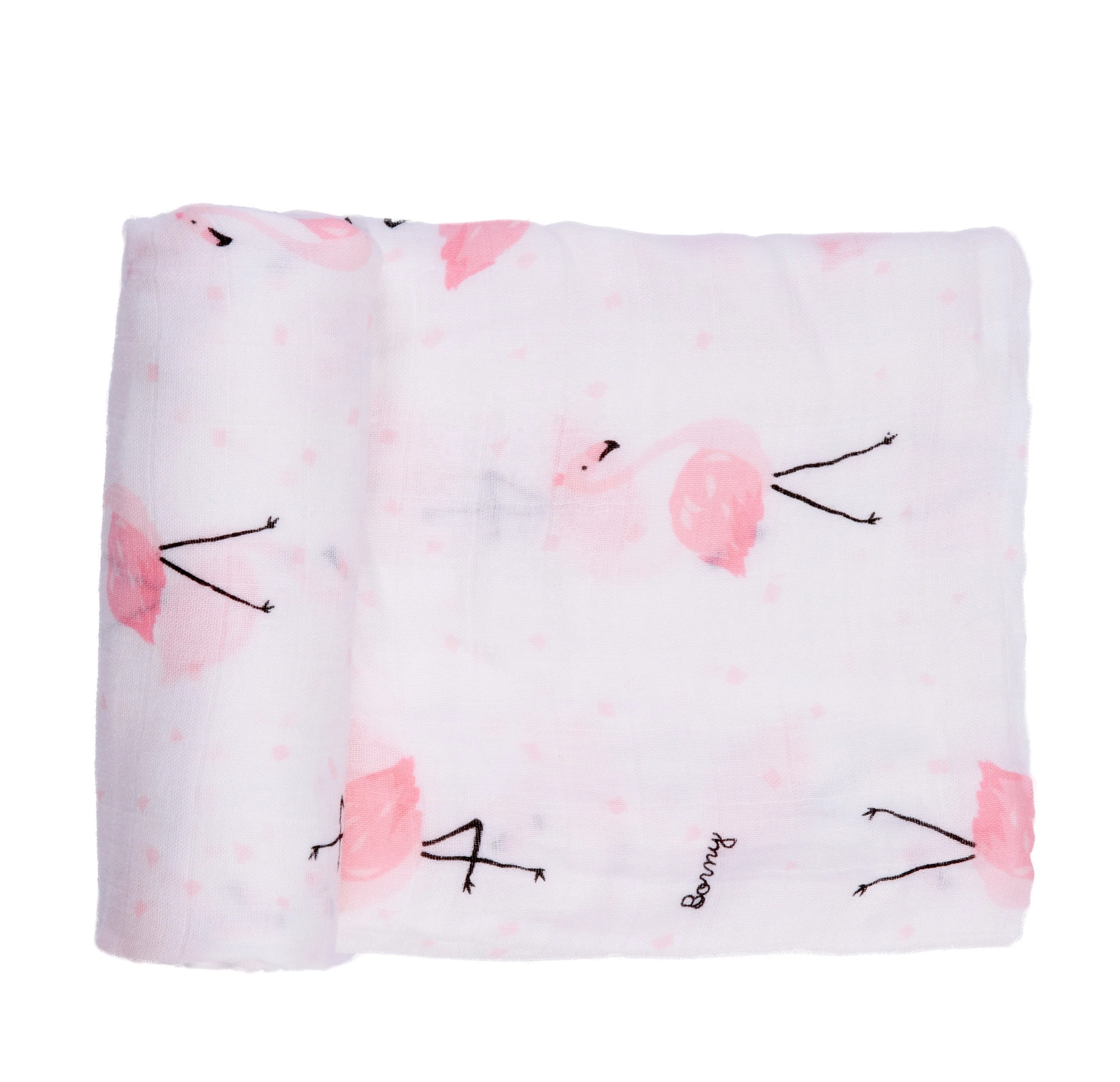 

Wholesale custom logo eco friendly high quality cotton muslin swaddle blankets bamboo for baby