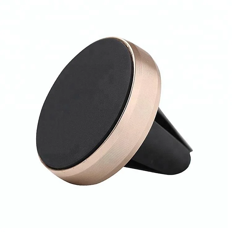 

Table Metal Mobile Phone Holder Magnetic 360 for Car Vent, Black;pink;gold;siliver