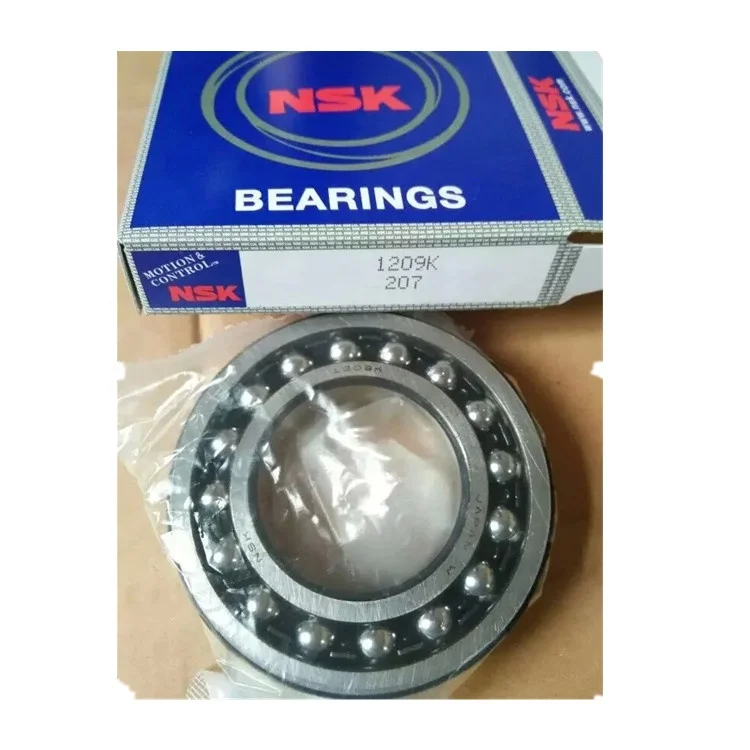 Bearings 1209 NSK Double Row Self-Aligning Ball Bearing 1209K 1209KTNC3 Bearing