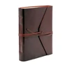 Rustic Dark Brown Leather Bound Journal Handmade leather bound vintage journal