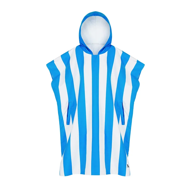Hooded Beach Bathing Suit Coverup Quick Dry Beach Towel  Poncho Kids 1-12 Years Old Bath Robe