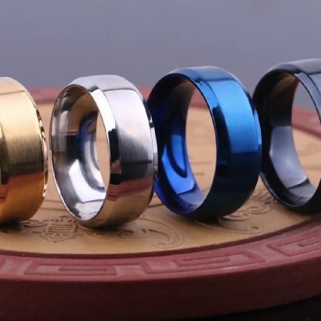 

Top Quality Stainless Steel Ring Blanks Popular Titanium Ring For Men