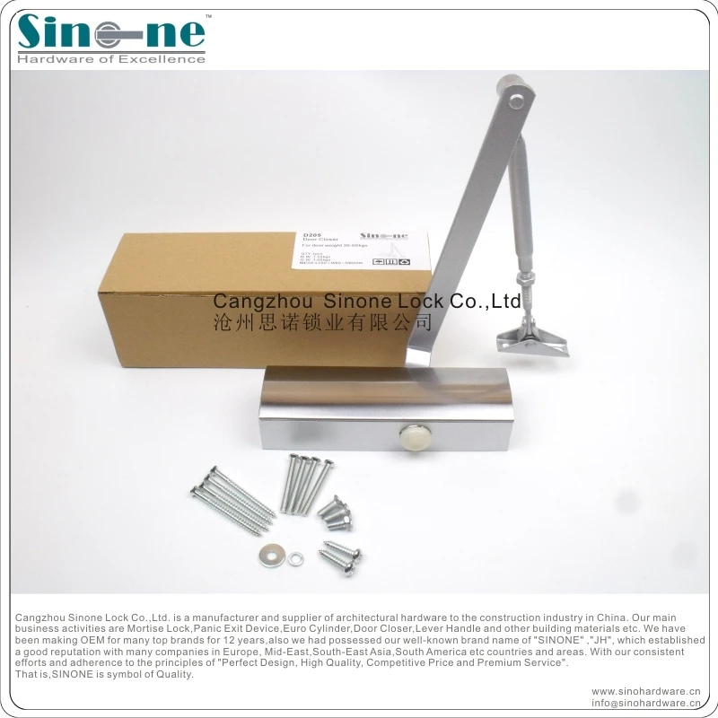 Hospital Clean Room Overhead Door Closer Fire Rated En1154 Hydraulic