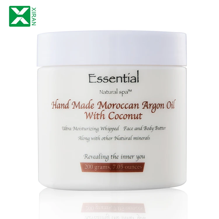 

Cosmetic OEM Custom Best Selling Product Organic Moroccan Argon Oil With Coconut Cream Brightening