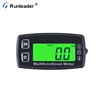 Runleader Digital LCD Racing Tach Hour Meter Temperature For Motorcycle Motocross Pit Glider Para-motor Within Ring Sensor CHT