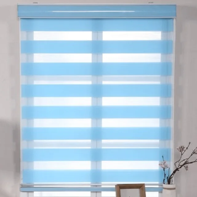 

100% Polyester Material Aluminium Tube Zebra Roller Blinds, According to your require