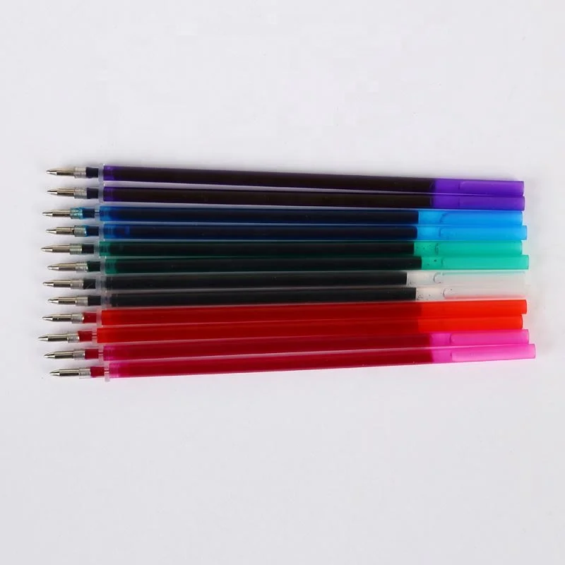 
Factory supply cheap individual clothing use multicolor gel ink pen refill 