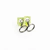 Acrylic Liquid mini keychain bubble level key ring gift square bubble level vial