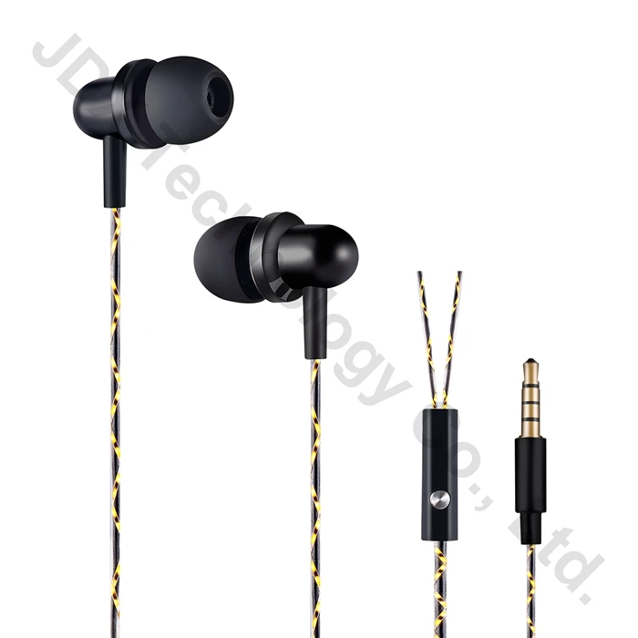 free sample earphone the headset stylish designed in ear wired stereo headphone