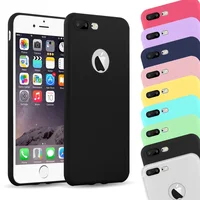 

Ultra Slim Fit Candy Colorful Soft TPU Phone Case For Iphone 6 6s 7 8 Plus Cover