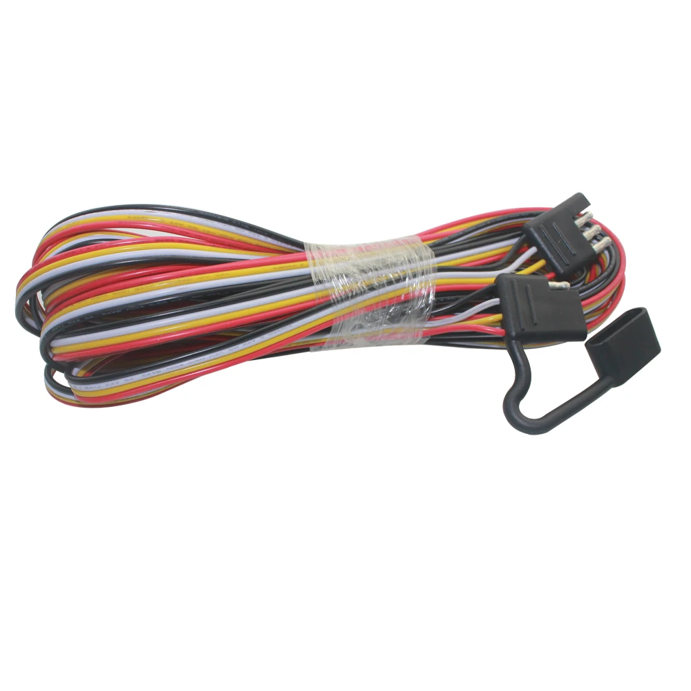 3 5m Flat Cable 18 Awg 4 Way Male To Female Trailer Connector Plug