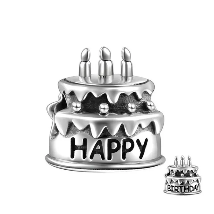 925 En Argent Sterling Joyeux Anniversaire Charme Gateau Charme Pour Bracelet Europeen Buy Charme De Gateau Charme D Anniversaire Charme En Argent Sterling 925 Product On Alibaba Com