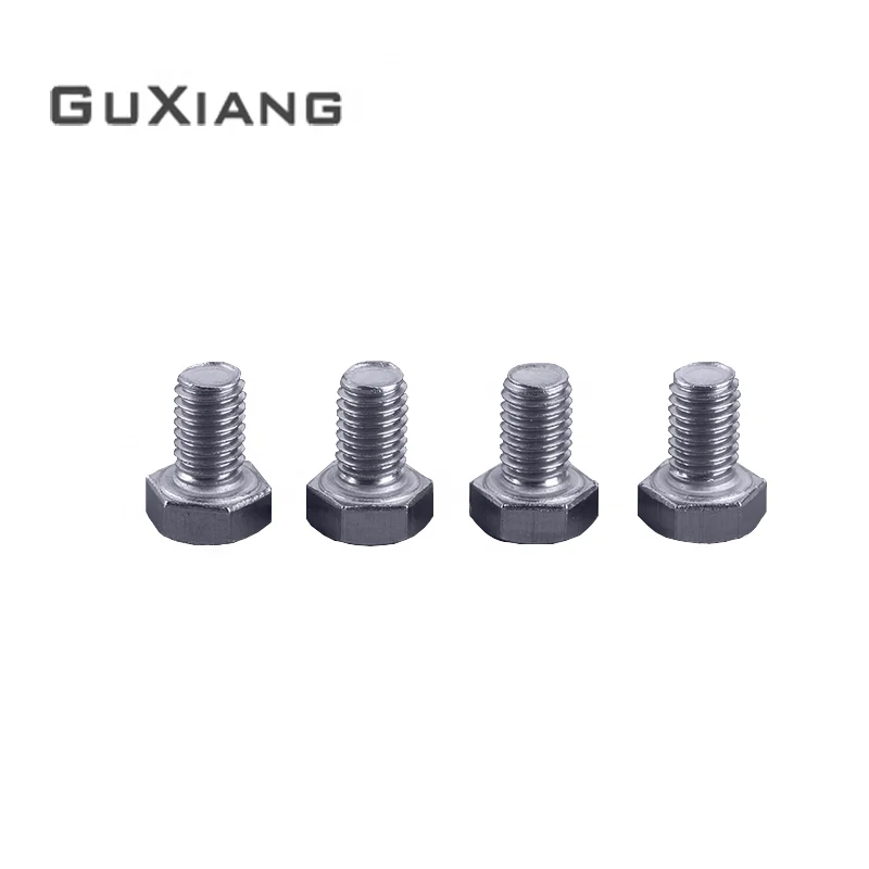 
White Zinc Plated Galvanized Carbon Steel Hexagon bolts for industry 