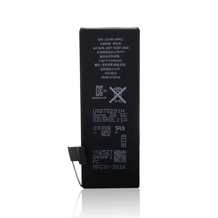 

Full NewPhone internal Battery Remplacement For Apple iPhone 5G 5S 5C Real Capacity 1440mAh