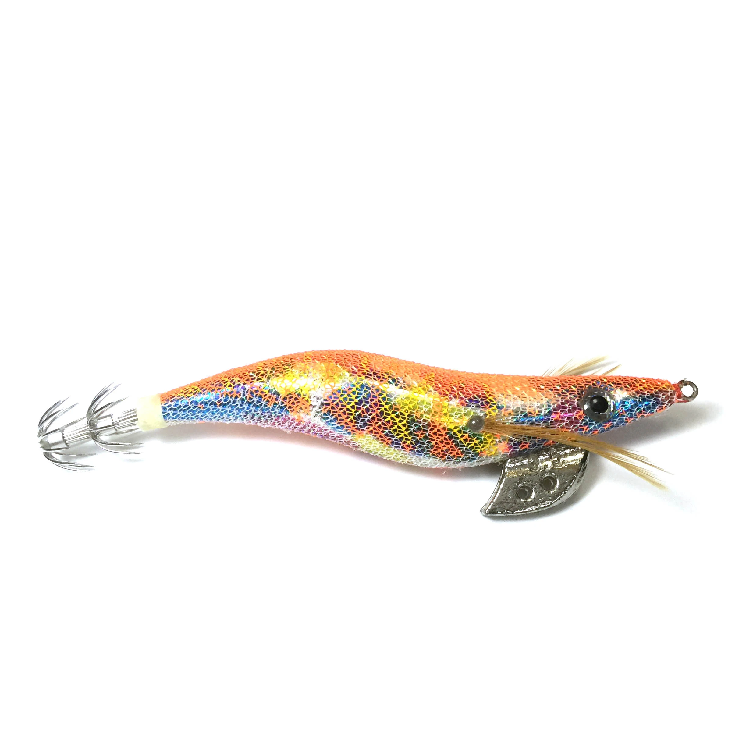 

Hard plastic Octopus Cuttlefish squid jig fishing lure Luminous Squid Jig 2.0# 2.5# 3.0# 3.5# 4#, Pink/red/orange/golden ,customizable