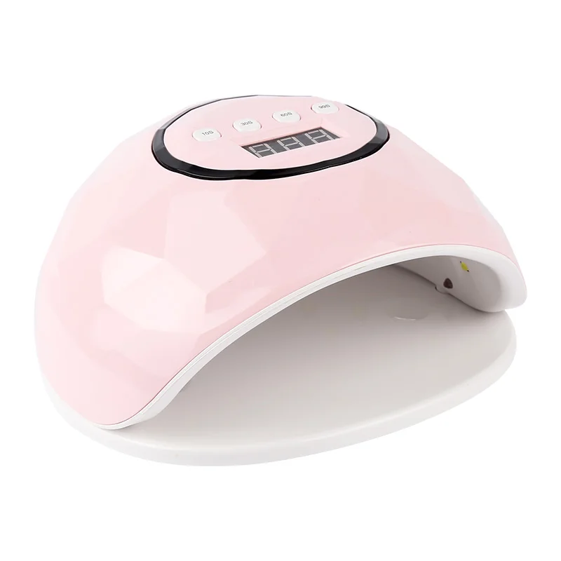 

2019 BLUEQUE new smart 72w nail dryer gel polish curing led lamp with pink