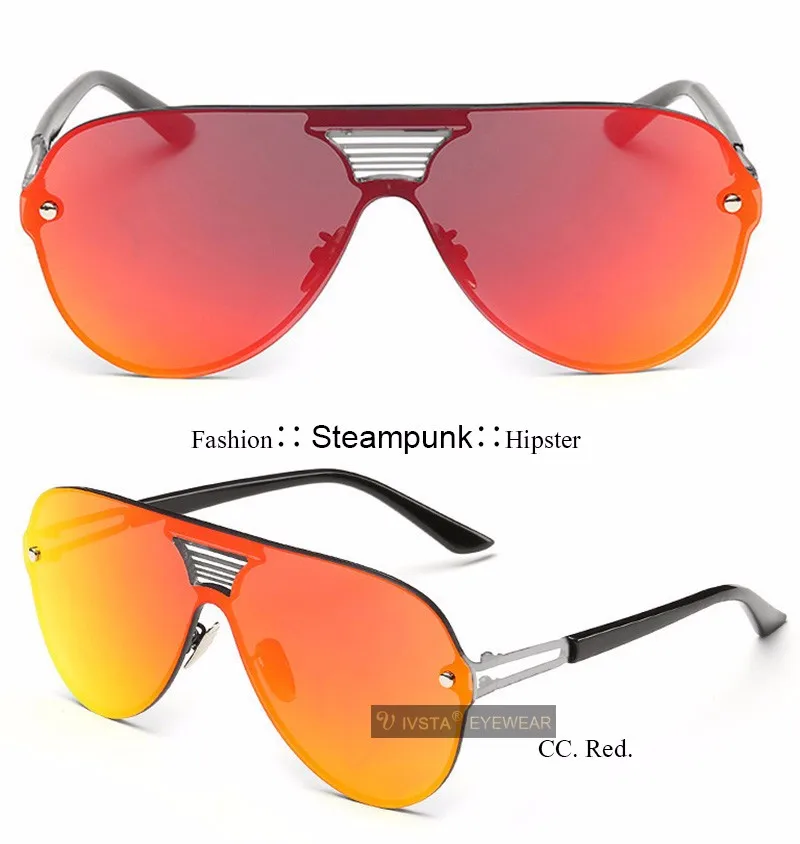 IVSTA Steampunk okulary przeciwsłoneczne dla mężczyzn męskie IVSTA Steampunk okulary przeciwsłoneczne dla mężczyzn męskie