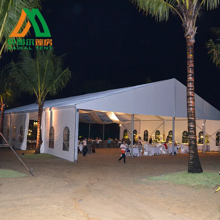 20 x 20 big outdoor white pvc wedding commercial party tent