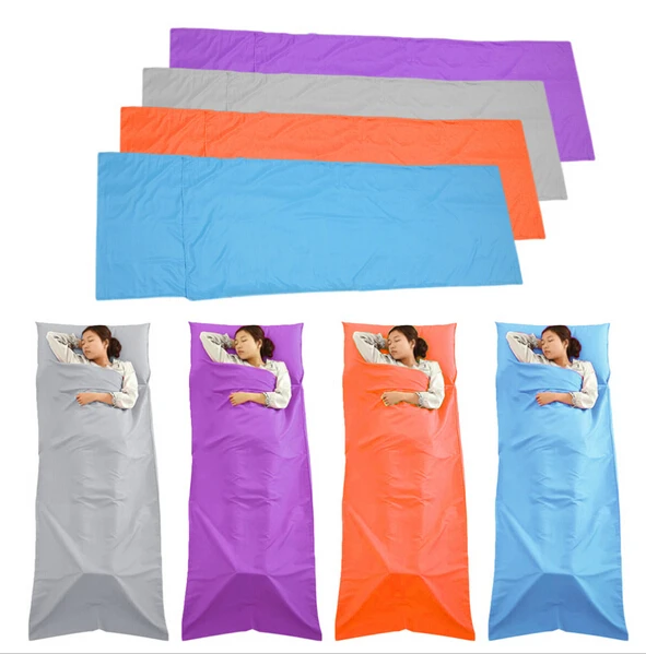 

Travel Envelope Cotton Sleeping Bag Sack Liner Inner Camping Sheet Ultra-light Portable winter sleeping bag, Any color can do