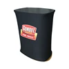 Portable high density board aluminum pole tension fabric pop up display cheap pop up counter