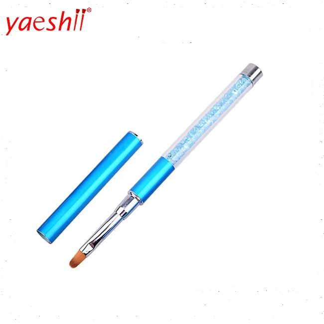 

YASHI 1PC Metal Nail Brush Nail Painting Brush Crystal Brush, Pure color for customrized