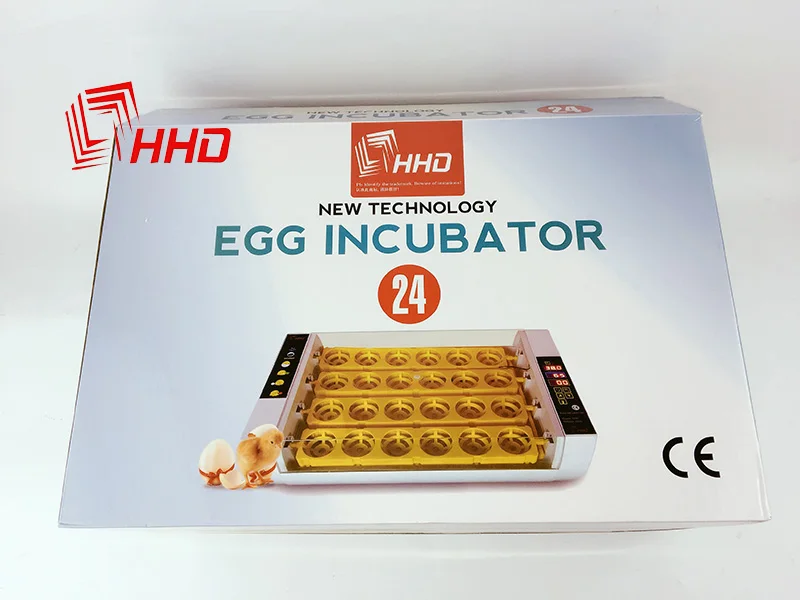 NEW! 98% Hatching Rate Full Automatic 24 Eggs Mini Chicken Egg Incubator For Sale
