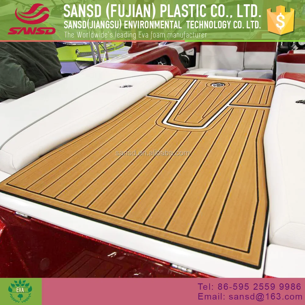 Custom Size Color Design Self Adhesive Eva Foam Boat Faux Teak Flooring Eva Marine Decking Mat Factory Direct Sale Buy Eva Marine Decking Mat Eva