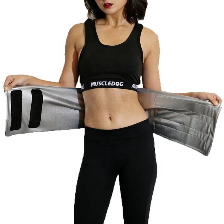 

Men and women's general high-power sweaty abdominal belt sweaty suit bundled abdominal running fitness belt Y-1090, Black