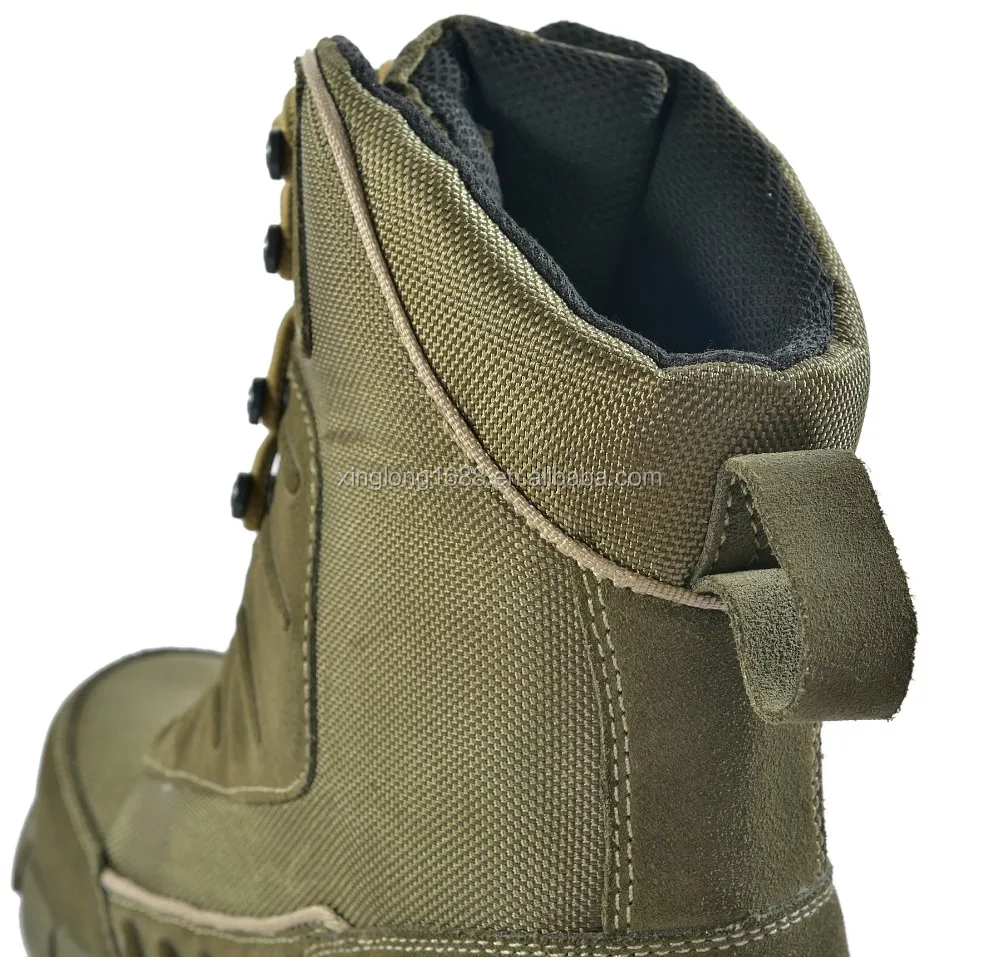 Men's Army Comfortable Leather Military Boots Green Buy Military Boot