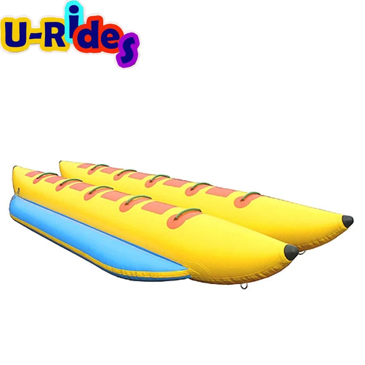 

Winter Fun double water inflatable banana boat used on Snow ice land