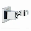 Metal Adjustable Hand Held Shower Head Holder bracket square Brass wall bracket