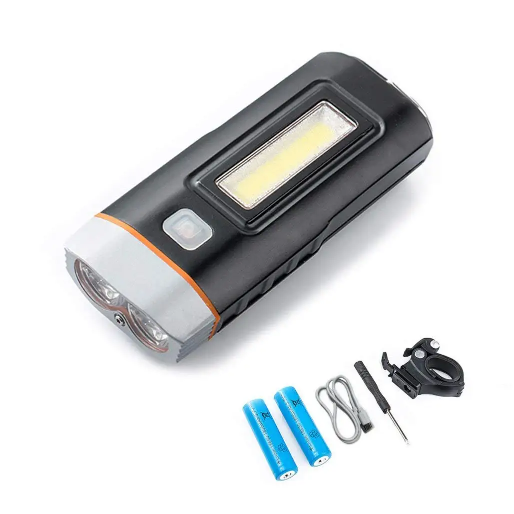 USB Rechargeable Cycling Headlight Mountain Bike T6 LED Front Light Headlamp u